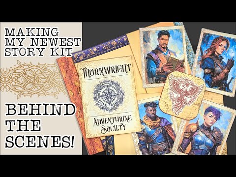 Meet Phoenix Squad! Creating My Next Story Junk Journal Kit.