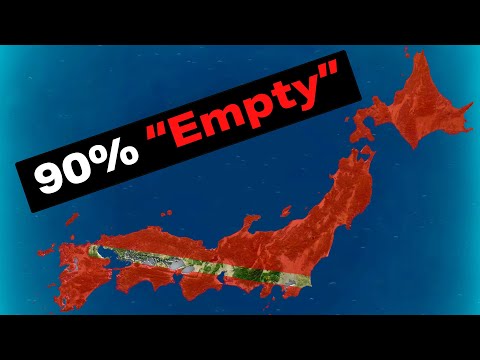 Why 90% of Japan is "Empty"