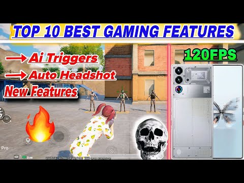 Best gaming features in Redmagic 😍🔥 | Redmagic 10 pro pubg mobile/bgmi test | price.