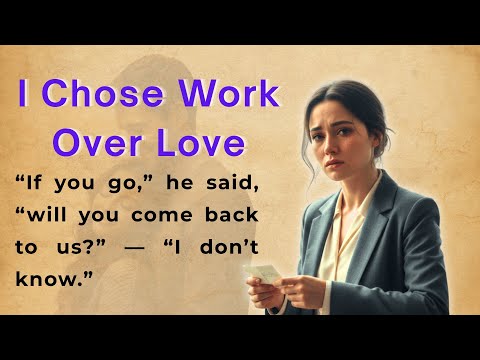 I Chose Work Over Love 🔥 Learn English Through Story Level 2 | English Listening Practice