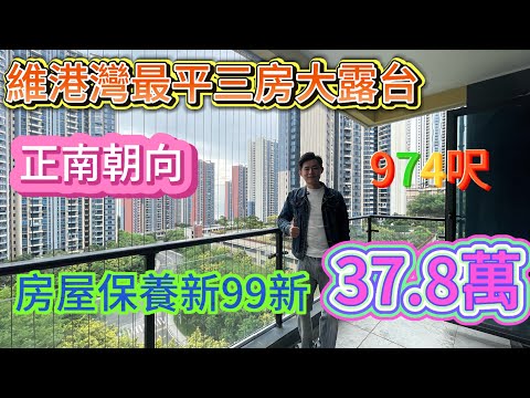 業主大放水 五期維港灣91平三房正南朝向大露台/降價三次一口價直接拋售/房屋保養新淨 少居住99成新/中間地段 步行方便#home #海景房 #十里銀灘3房 #十里銀灘維港灣 #房地產