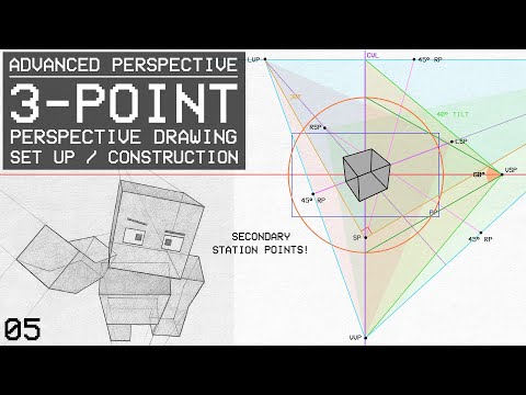 Three Point Perspective Set Up / Tilting The Camera - Advanced Perspective 05