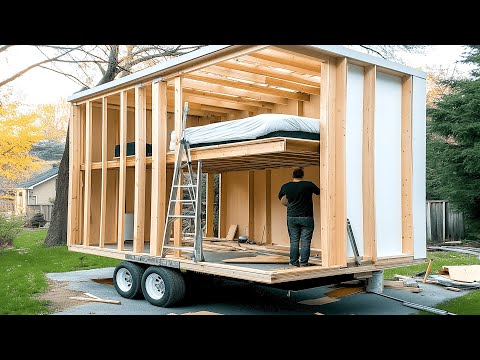 Man Builds Amazing Mobile Home | Step by Step Guide by @Builders Blueprint