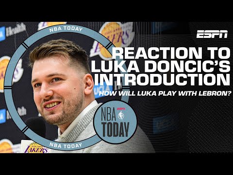 REACTION to Luka Doncic's introduction with Lakers + How will he fit with LeBron James?! | NBA Today