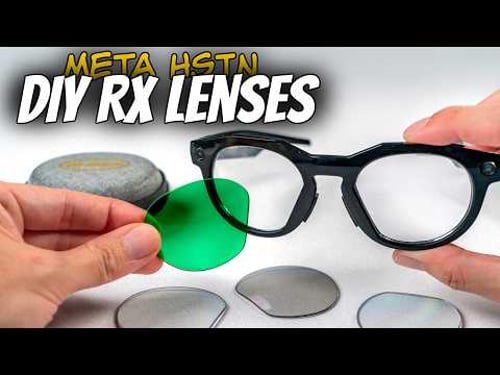 How to Install Oakley Meta HSTN Prescription Lenses at Home