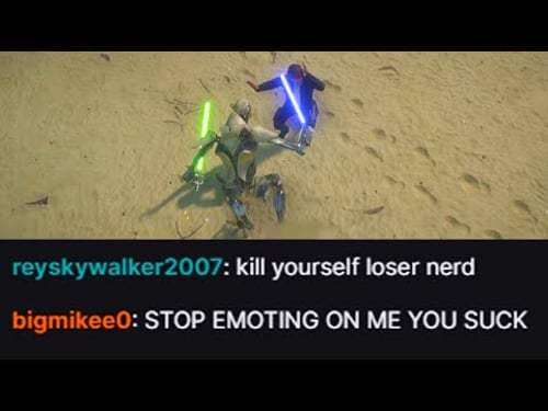 I put twitch in my psn name and emoted on everybody I killed... (Battlefront 2)