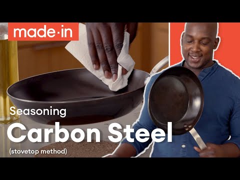 How to Season Your Carbon Steel Pan | Made In Cookware