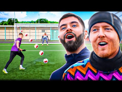 We Challenge Each Other To A PRO Footballer Competition...