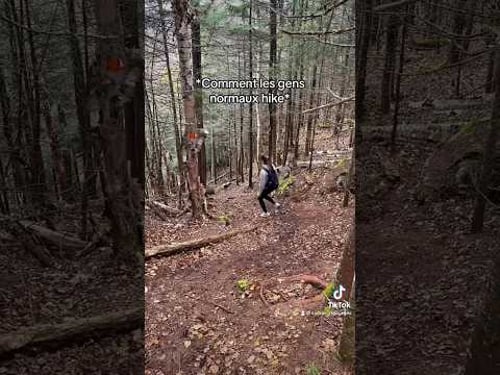 Comment je hike VS les gens normaux 🥴👀