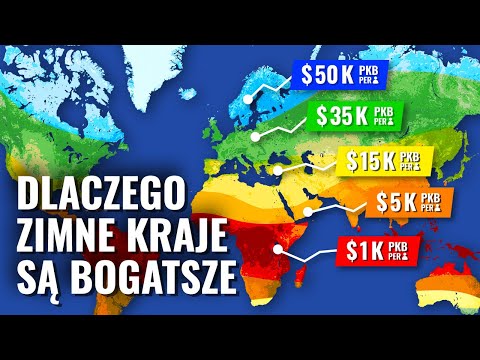 Dlaczego ZIMNE PAŃSTWA są BOGATSZE od CIEPŁYCH?