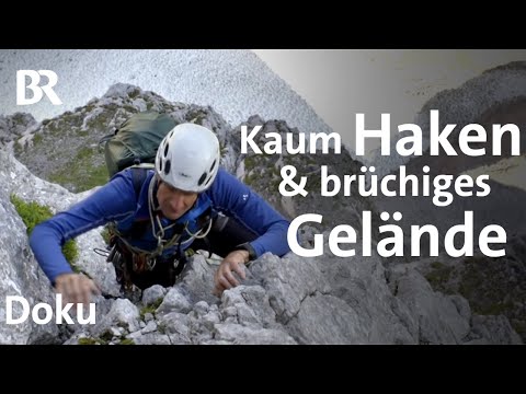 Klassisch klettern im Karwendel in den Alpen: Die Laliderer Nordwand | Bergauf-Bergab | Doku | BR