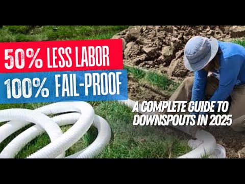 DIY Underground Buried Downspout Guide 2025