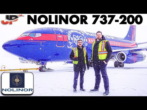 Arctic Gravel Runway to Yellowknife in cockpit of Boeing 737-200