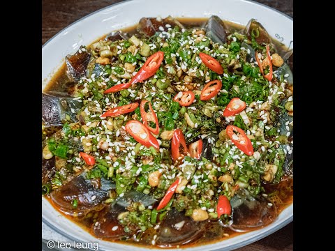 《廣東話影片》流口水涼菜系列——涼拌皮蛋,讓人一試難忘,以後不再想著某家米線了,自己動手做吧,價格便宜製作簡單!