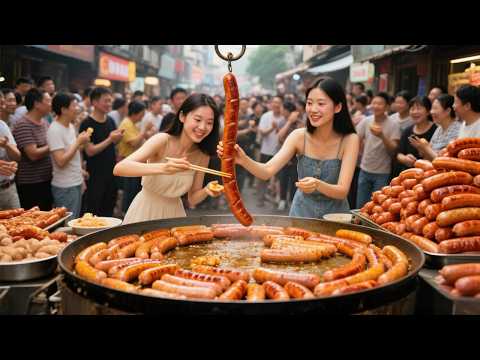 济宁闺蜜炸大肠火到出圈!2 元一根超亲民,5 小时狂卖1000根【小食光光】