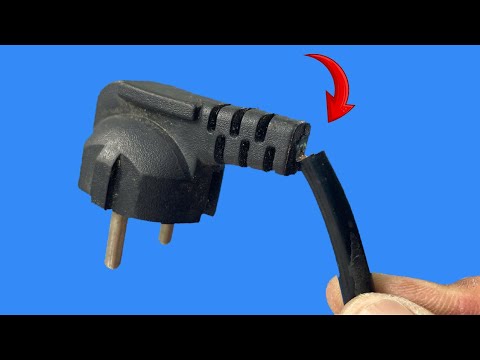 Few Know! Ingenious Way to Repair a Broken Electrical Plug into Like New