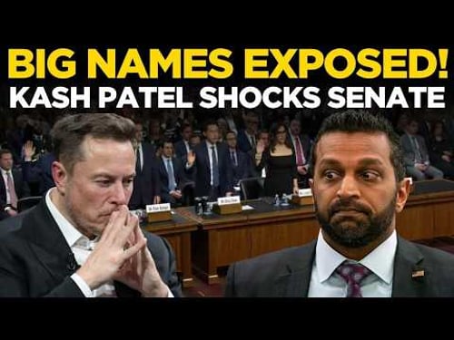 US Senate News LIVE: Big Names Finally Exposed By Kash Patel | Elon Musk | Trump | Epstein Files