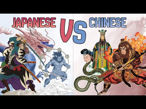 Chinese vs Japanese Gods in Mythology - Whats the Difference?