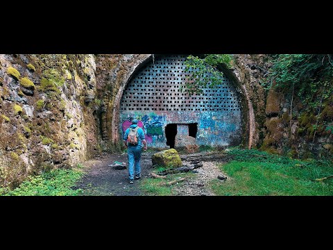 Abandoned Morlais Train Tunnel - We found Burnt out, Stolen Cars from the 1980s!