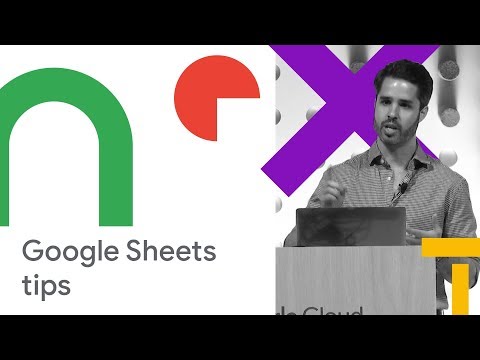 30 Ways Google Sheets Can Help Your Company Uncover and Share Data Insights (Cloud Next '18)