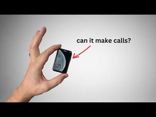 the 1 inch tiny phone: lets explore!