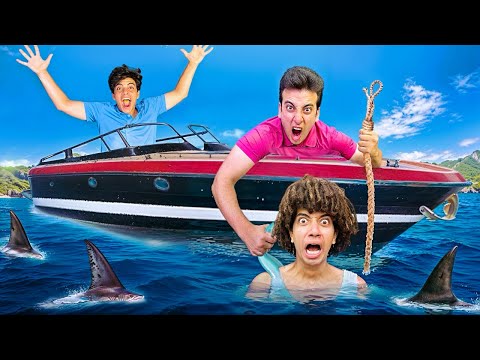 تحدي 24 ساعه في البحر !! 😱 مقلبت ( عمر شاور ) 💔😂