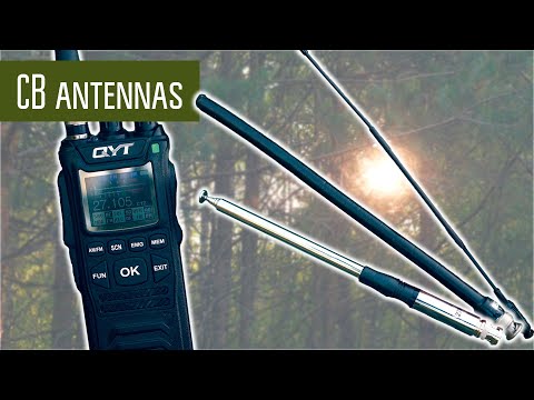 27 MHz antennas from AliExpress for portable radios.