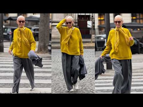 At 77, She is REDEFINING Style for Mature Women