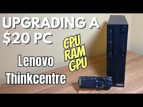 Turning a $20 PC into a Fast Gaming PC