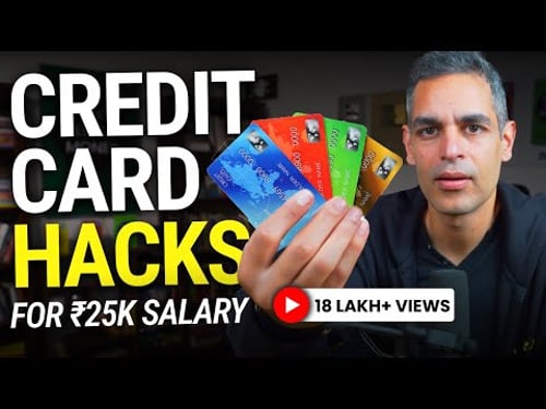 Credit Card TIPS for Rs. 25,000 SALARY! | Ankur Warikoo Hindi