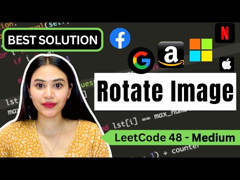 Rotate Image/Matrix - LeetCode 48 - Python (2 ways!)