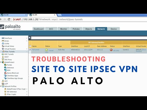 Troubleshooting site to site vpn in palo alto | Interview questions on vpn