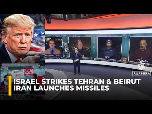 Israel Strikes Tehran & Beirut as Iran launches missiles | Middle East war escalates