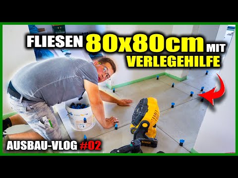 NEW BUILDING with 80x80cm TILES - This could have gone wrong! | EXTENSION VLOG #02 | Home Build S...