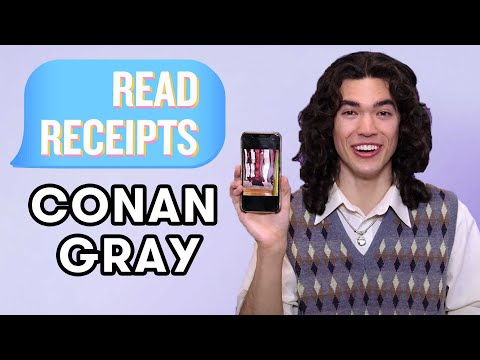Conan Gray On Kissing, Being In Love, and First Celeb Crush | Read Receipts | Seventeen