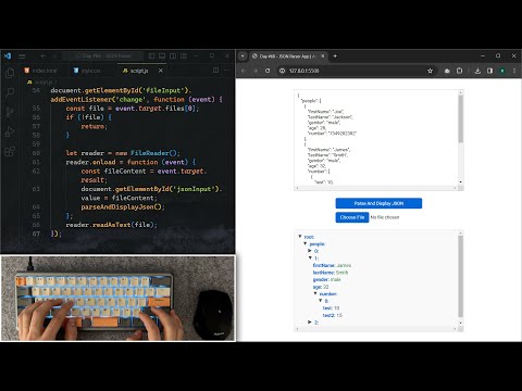 ASMR Programming - JSON Reader App - No Talking
