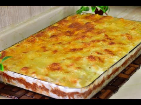 معكرونه بالبشاميل بطريقه سهله وطيبه من اطيب الوصفات Pasta with Béchamel