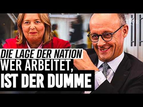 Wer arbeitet, ist der Dumme – Wer mehr arbeitet ist dümmer | Die Lage der Nation mit Roland Tichy