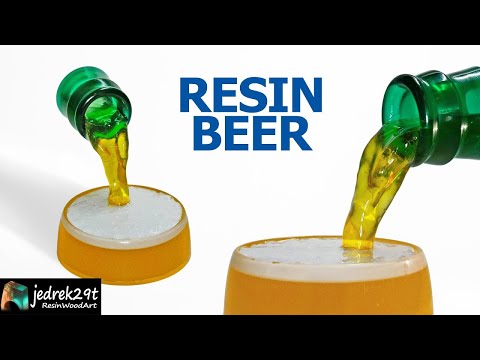 BEER 🍺 from Resin. How to pour Epoxy Beer / RESIN ART