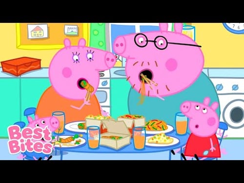 Peppa Enjoys a Yummy Takeaway! | Peppa's Best Bites | Kids Cartoon