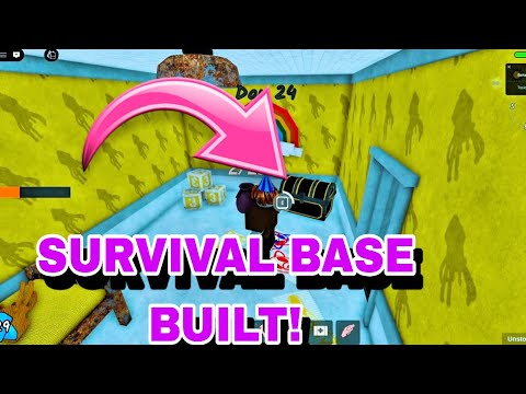 I Built a SECRET Survival Base in 99 Nights in the Forest (Roblox)