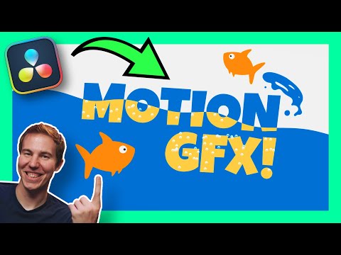 MOTION GRAPHICS FOR BEGINNERS IN FUSION - DaVinci Resolve 18.6 Fusion Basics Tutorial