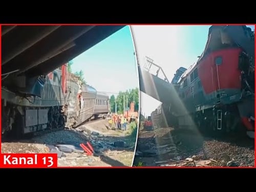 Second bridge on which trains run in a day in Russia was blown up - there are dead and injured
