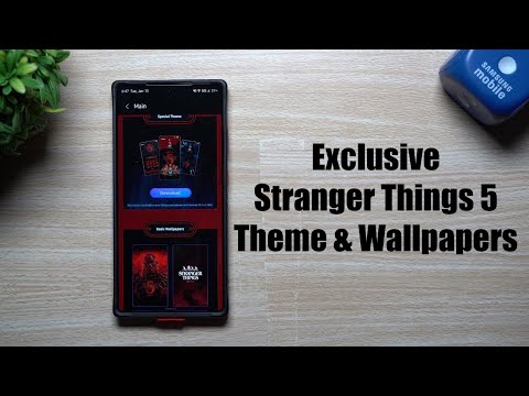 Limited-Time Exclusive Stranger Things Theme and Wallpapers for Samsung Owners