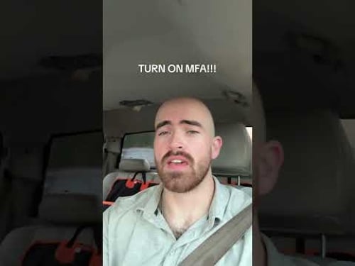 TURN ON MFA!!! You will think me later. #cyber #cyber #reels #cybersecurity #infosec