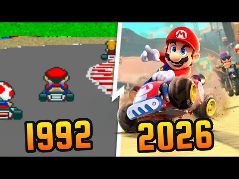 Evolution of Mario Kart (1992–2025)