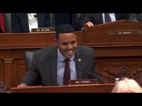 Rep. Ritchie Torres Grills Treasury Secretary Scott Bessent at Financial Service Hearing