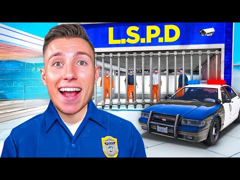 24 STUNDEN als POLIZEI arbeiten in GTA 5!