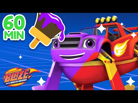 Makeover Machines #35 w/ Sky Sprayer Blaze! | Games for Kids | Blaze and the Monster Machines
