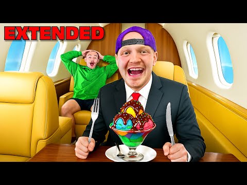 Surviving 24 Hours In a Private Jet! - EXTENDED